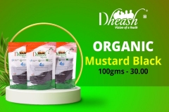 mustard black 100mg - organic